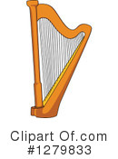 Harp Clipart #1279833 by Vector Tradition SM