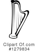 Harp Clipart #1279834 by Vector Tradition SM