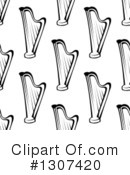 Harp Clipart #1307420 by Vector Tradition SM