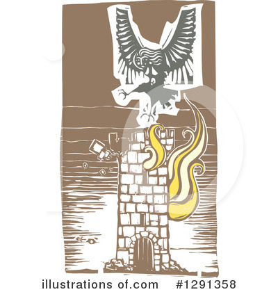 Royalty-Free (RF) Harpy Clipart Illustration by xunantunich - Stock Sample #1291358