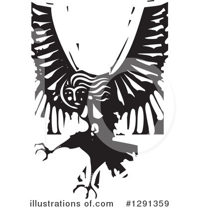 Royalty-Free (RF) Harpy Clipart Illustration by xunantunich - Stock Sample #1291359