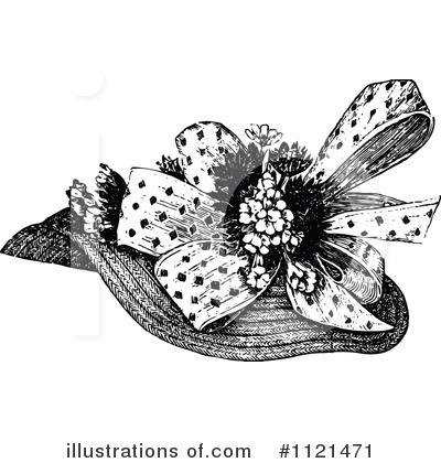 Royalty-Free (RF) Hat Clipart Illustration by Prawny Vintage - Stock Sample #1121471