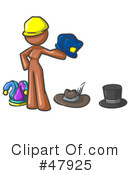 Hats Clipart #47925 by Leo Blanchette