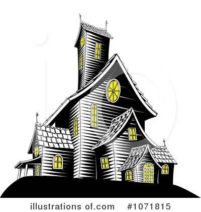 Royalty-Free (RF) Haunted House Clipart Illustration by AtStockIllustration - Stock Sample #1071815