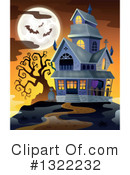Haunted House Clipart #1322232 by visekart