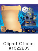 Haunted House Clipart #1322239 by visekart