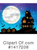 Haunted House Clipart #1417208 by visekart