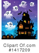 Haunted House Clipart #1417209 by visekart