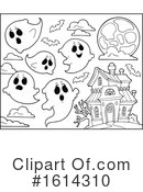 Haunted House Clipart #1614310 by visekart