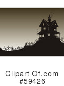 Haunted House Clipart #59426 by pauloribau