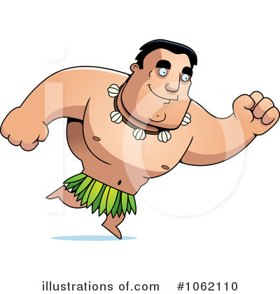 Royalty-Free (RF) Hawaiian Man Clipart Illustration by Cory Thoman - Stock Sample #1062110