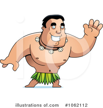 Royalty-Free (RF) Hawaiian Man Clipart Illustration by Cory Thoman - Stock Sample #1062112