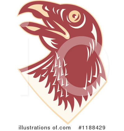 Royalty-Free (RF) Hawk Clipart Illustration by patrimonio - Stock Sample #1188429