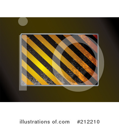 Royalty-Free (RF) Hazard Stripes Clipart Illustration by michaeltravers - Stock Sample #212210