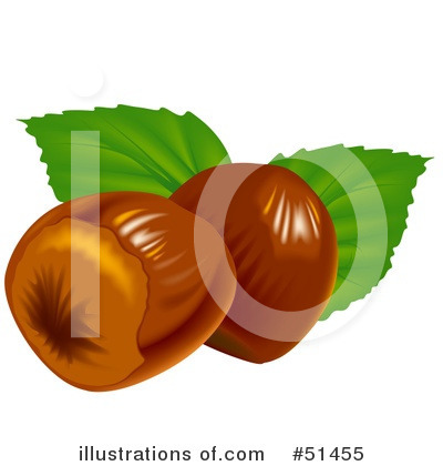 Royalty-Free (RF) Hazelnut Clipart Illustration by dero - Stock Sample #51455