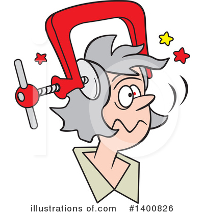 Royalty-Free (RF) Headache Clipart Illustration by Johnny Sajem - Stock Sample #1400826