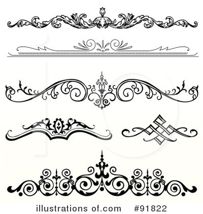 Royalty-Free (RF) Headers Clipart Illustration by BestVector - Stock Sample #91822