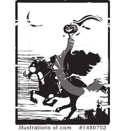 Royalty-Free (RF) Headless Horseman Clipart Illustration by xunantunich - Stock Sample #1490752