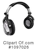 Headphones Clipart #1097026 by AtStockIllustration