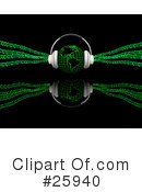 Headphones Clipart #25940 by KJ Pargeter