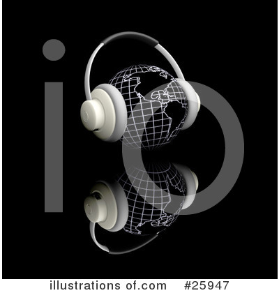 Headphones Clipart #25947 by KJ Pargeter