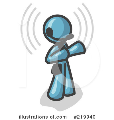 Royalty-Free (RF) Headset Clipart Illustration by Leo Blanchette - Stock Sample #219940