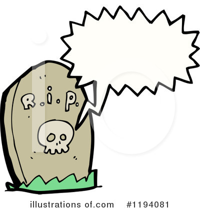 Royalty-Free (RF) Headstone Clipart Illustration by lineartestpilot - Stock Sample #1194081