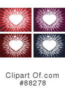 Heart Background Clipart #88278 by Qiun