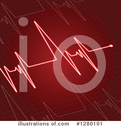 Royalty-Free (RF) Heart Beat Clipart Illustration by Vector Tradition SM - Stock Sample #1280101