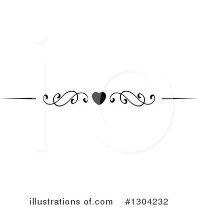Heart Border Clipart #1304232 by Vector Tradition SM