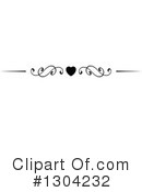 Heart Border Clipart #1304232 by Vector Tradition SM