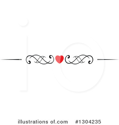 Royalty-Free (RF) Heart Border Clipart Illustration by Vector Tradition SM - Stock Sample #1304235