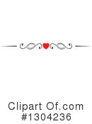 Heart Border Clipart #1304236 by Vector Tradition SM