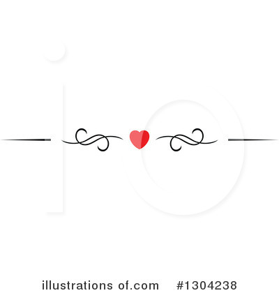 Royalty-Free (RF) Heart Border Clipart Illustration by Vector Tradition SM - Stock Sample #1304238