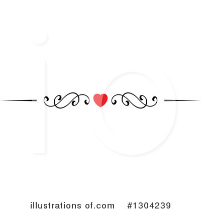 Royalty-Free (RF) Heart Border Clipart Illustration by Vector Tradition SM - Stock Sample #1304239