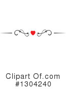 Heart Border Clipart #1304240 by Vector Tradition SM