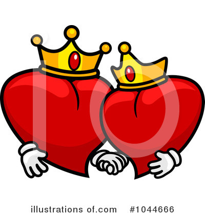 Royalty-Free (RF) Heart Character Clipart Illustration by BNP Design Studio - Stock Sample #1044666