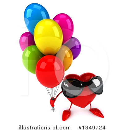 Party Balloons Clipart #1349724 by Julos