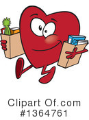 Heart Character Clipart #1364761 by toonaday