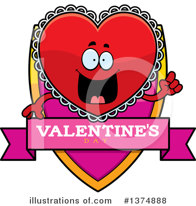 Royalty-Free (RF) Heart Character Clipart Illustration by Cory Thoman - Stock Sample #1374888