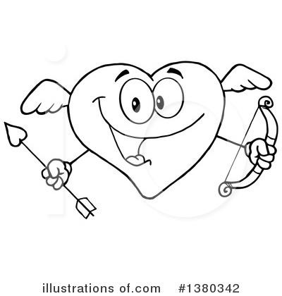Royalty-Free (RF) Heart Character Clipart Illustration by Hit Toon - Stock Sample #1380342