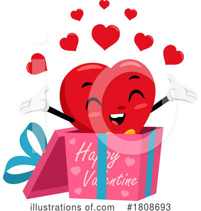 Heart Mascot Clipart #1808693 by Hit Toon