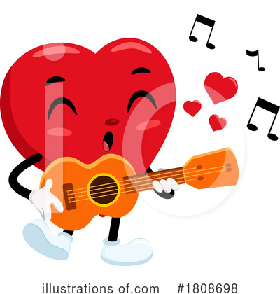 Heart Mascot Clipart #1808698 by Hit Toon