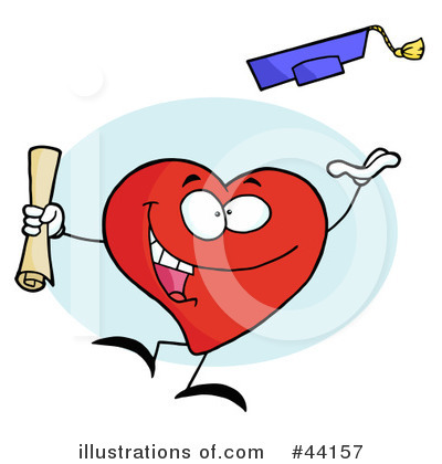 Royalty-Free (RF) Heart Character Clipart Illustration by Hit Toon - Stock Sample #44157