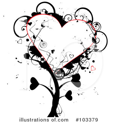 Royalty-Free (RF) Heart Clipart Illustration by MilsiArt - Stock Sample #103379