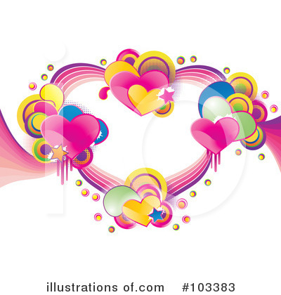 Royalty-Free (RF) Heart Clipart Illustration by MilsiArt - Stock Sample #103383