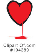 Heart Clipart #104389 by xunantunich