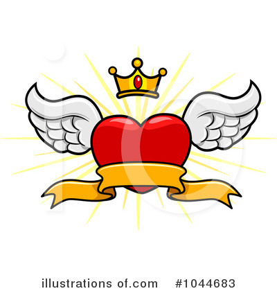 Royalty-Free (RF) Heart Clipart Illustration by BNP Design Studio - Stock Sample #1044683