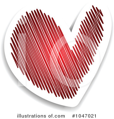 Royalty-Free (RF) Heart Clipart Illustration by KJ Pargeter - Stock Sample #1047021