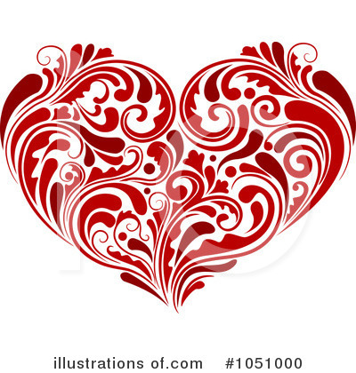 Royalty-Free (RF) Heart Clipart Illustration by BNP Design Studio - Stock Sample #1051000